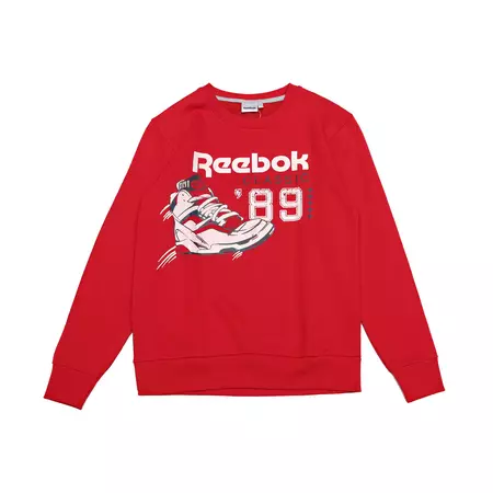 Reebok Classic SS Pump 89 Sweartshirt kids (red)