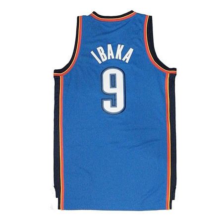 Camiseta NBA Bordados Adidas Serge Ibaka Oklahoma (azul)