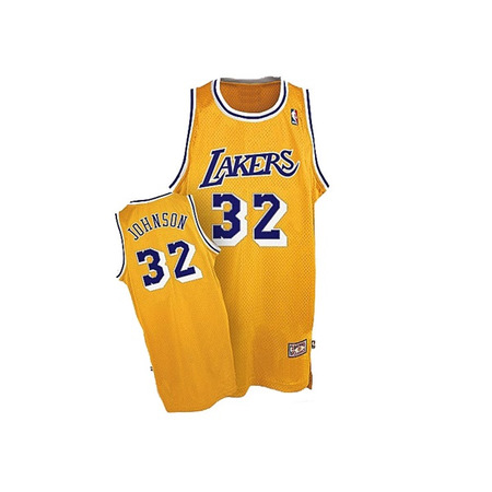 Adidas Jersey Bordado NBA Lakers  Magic Johnson (amarelo)