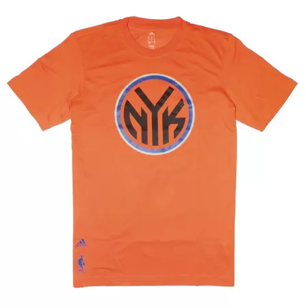 Adidas NBA New York Knicks Fan Winter Tee Men´s (orange)