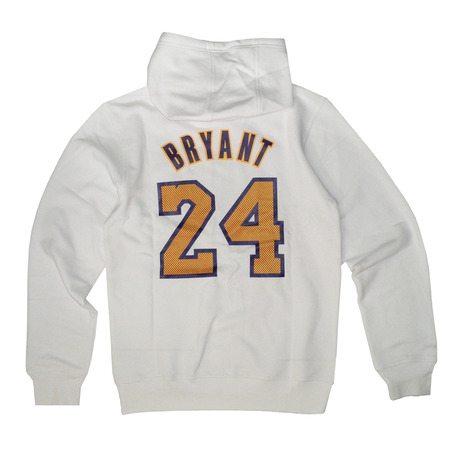 Adidas NBA Lakers Bryant Nº 24 Game Time Player Ho Man´s (white)