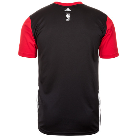 Adidas Camiseta NBA Chicago Bulls Summer Run (negro/rojo/blanco)
