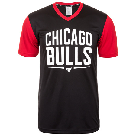 Adidas Camiseta NBA Chicago Bulls Summer Run (negro/rojo/blanco)