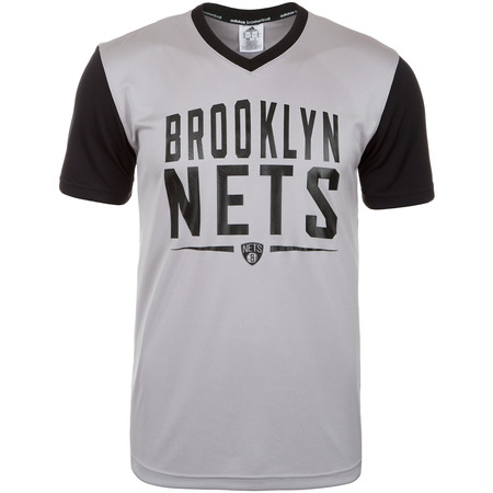 Adidas Camiseta NBA Brooklyn Nets Summer Run (gris/negro/blanco)