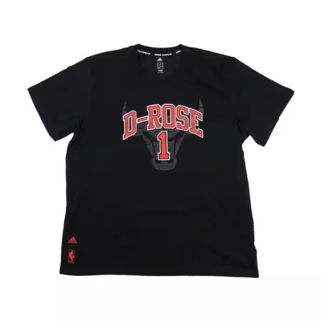 Adidas Camiseta Menino NBA Nick Name D-Rose Bulls Nº 1 (negro)