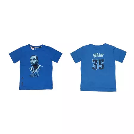 Adidas Camiseta NBA Kevin Duran Graphic Player Menino (azul)