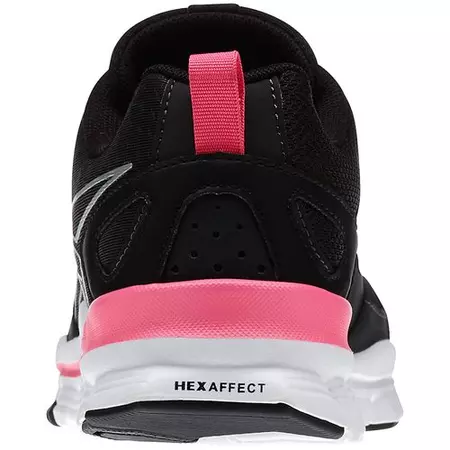 Reebok Hexaffect Run Mulheres (negro/blanco/rosa)