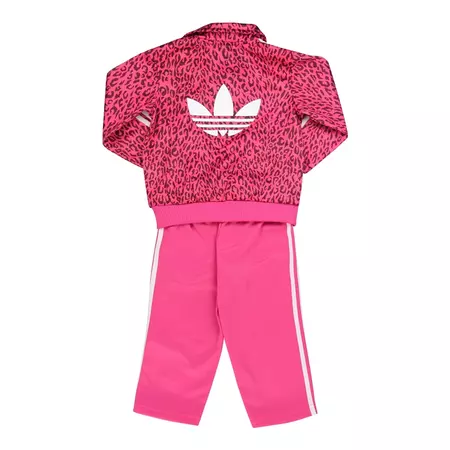 Adidas Original Chándal Bebê Firebird Cheetah (rosa)