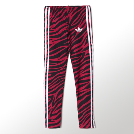 Adidas Original Rock Zebra Leggings Niña (rosa/negra)