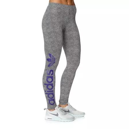 Adidas Original NBA Leggings Mulheres Lakers (gris/purpura)