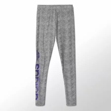 Adidas Original NBA Leggings Mulheres Lakers (gris/purpura)