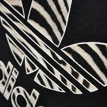 Adidas Original Camiseta Zebra Trefoil (negro/blanco)
