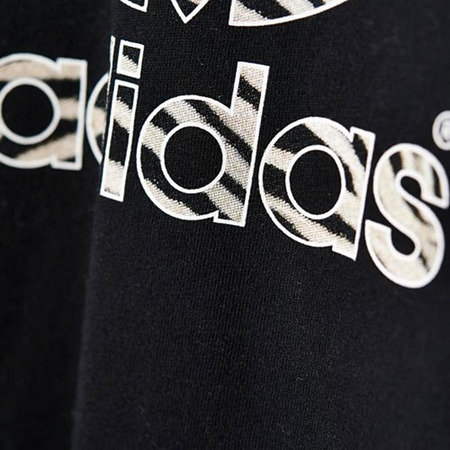Adidas Original Camiseta Zebra Trefoil (negro/blanco)