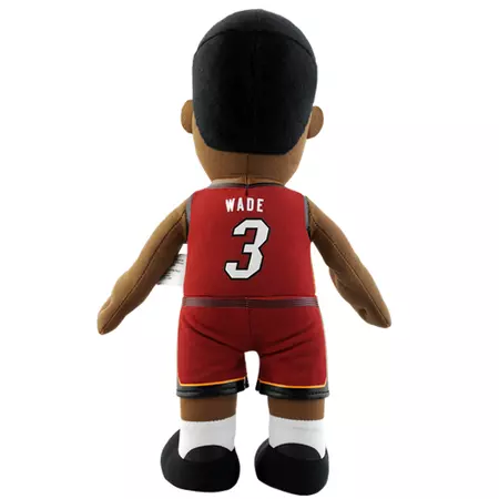 Figures Plush Dwyane Wade # 3 Miami Heat Bleacher Creatures (garnet/white)