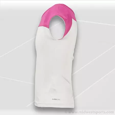Adidas Camiseta Tennis Girls Response (white/pink)