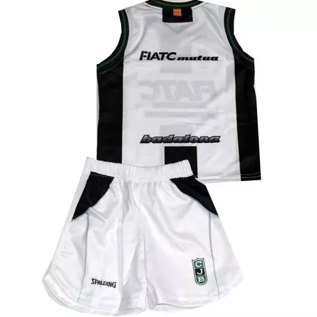 Pack Menino Joventut Badalona ACB 2ª Equipación (blanco/negro/verde)