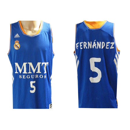 Camiseta Rudy Real Madrid Basket 13/14 (azul/blanco)