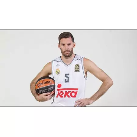 Camiseta Rudy #5# Real Madrid Basket 2015-2016 (blanco/gris)