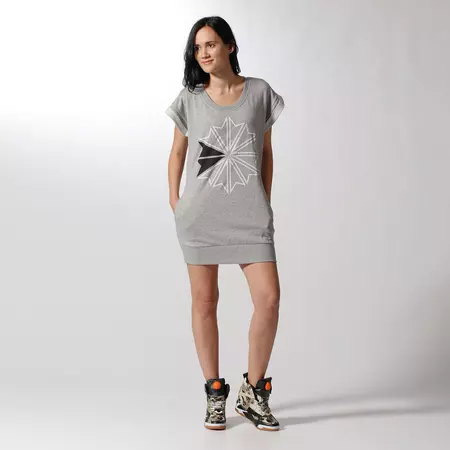 Reebok Classic Vestido Mulheres Felpa (gris)