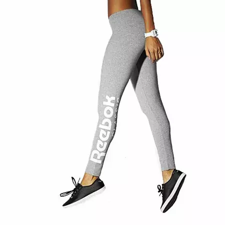 Reebok Classic Legging Mulheres Fitted 7/8 (gris/blanco)