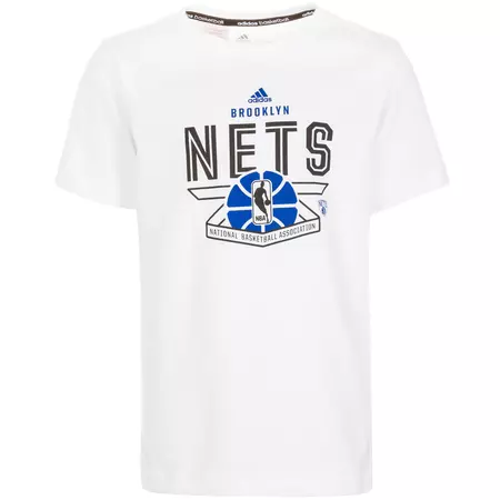 Adidas Camiseta Menino NBA Brooklyn Nets Price Point (blanco/azul/negro)