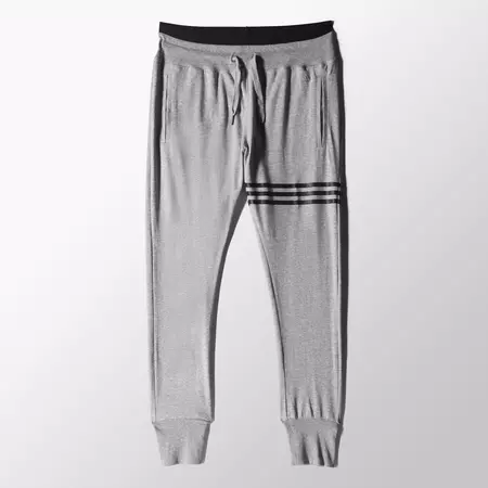 Adidas Pantalón Mulheres Dance 3 Stripes (gris/negro)
