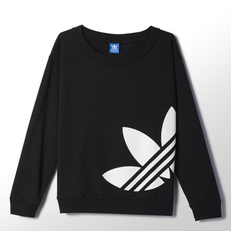 Adidas Originals Light Logo Sweater Mujer (negro/blanco)