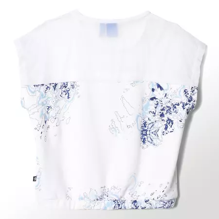 Adidas Originals Camiseta Mujer London Logo (negro/azul)