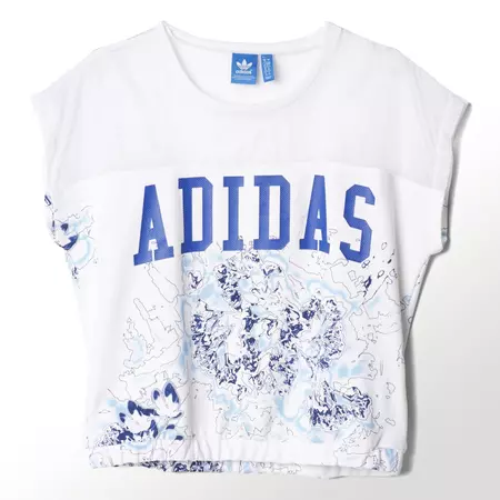 Adidas Originals Camiseta Mujer London Logo (negro/azul)