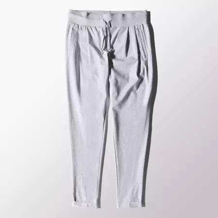 Adidas Pantalón Mujer Sport Essentials Jersey (gris)
