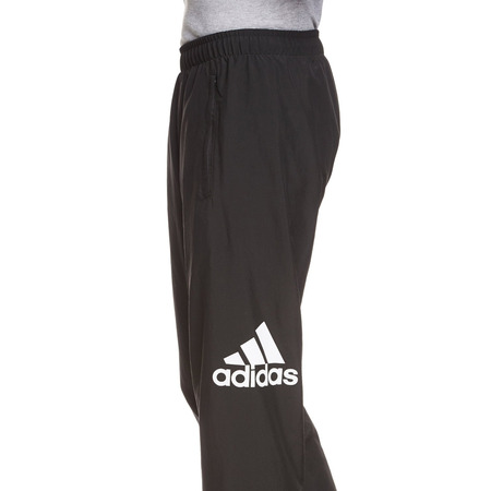 Adidas Sport Essentials Logo Woven Pant Open/Closed Hem (black/white)