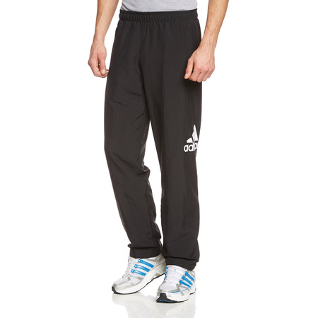 Adidas Sport Essentials Logo Woven Pant Open/Closed Hem (black/white)