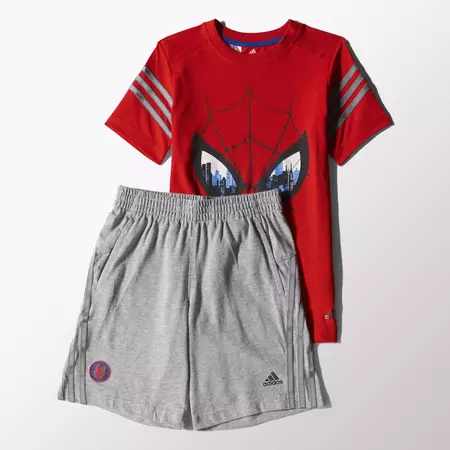 Adidas Marvel Conjunto Menino Spider-Man (rojo/gris/azul)