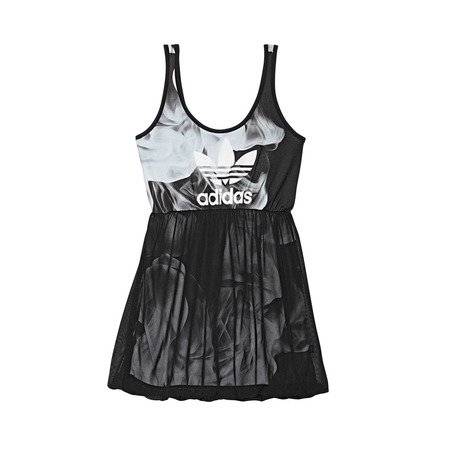 Adidas Originals White Smoke Tank Dress Rita Ora (negro/blanco)
