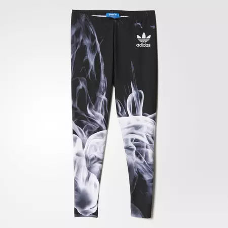 Adidas Originals Legging White Smoke Rita Ora (negro/blanco)