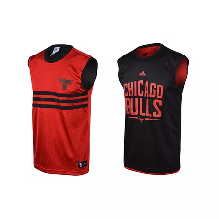 Adidas Camiseta Menino NBA Bulls Summer Run Reversible (rojo/negro)