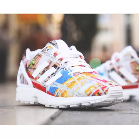 Adidas Originals ZX Flux "Palm Beach" (white/multicolor)
