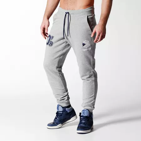 Reebok Classic Pantalón Homem Fit 90´s Cuffed (gris)