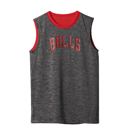 Adidas NBA Camiseta Niño Chicago Bulls Winter Hoops Rev (rojo/gris)