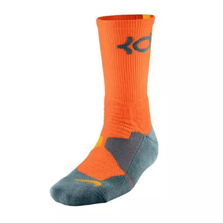 Calcetines Nike KD Hyper Elite Crew (874/naranja/oro/azulgrafito)