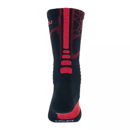 Calcetines Basket LeBron Hyperelite Crew (065/negro/rojo)