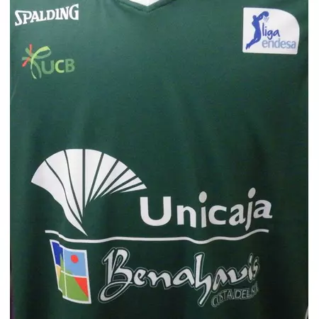Camiseta Unicaja Málaga ACB 1ª Equipación (verde/morado/blanco)