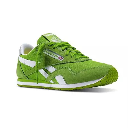 Reebok Classic Nylon Slim Pop (Verde/Blanco)
