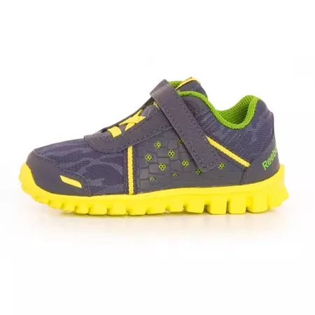 Reebok Mini RealFlex Scream Infats (gravel/green/yellow)