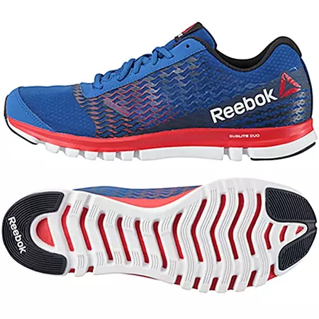 Reebok Running Sublite Duo Instict Shoes Men´s (azul/vermelho)