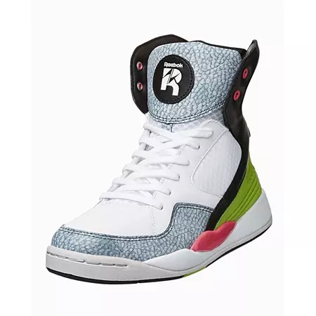 Reebok Alicia Keys Court Mid (white/green/pink/black)