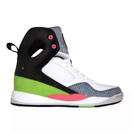 Reebok Alicia Keys Court Mid (white/green/pink/black)