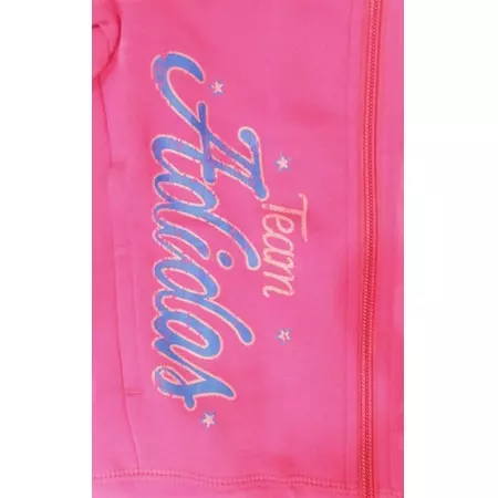 Suéter Adidas Young Girl Full Zip (rosado)
