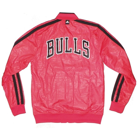 Adidas Jaqueta On-Court Chicago Bulls (Vermelho/preto)
