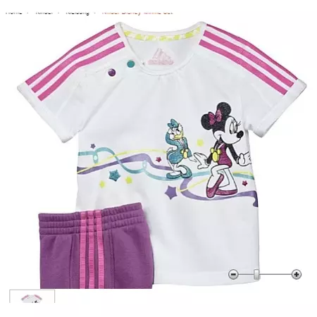 Adidas Conjunto Bebê Disney Minnie Olimpycs (blanco/purpur/rosa)